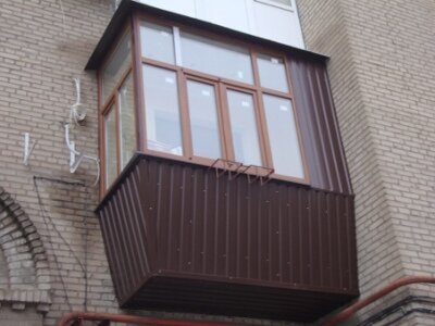 Установка козырька, отделка балконов Запорожье